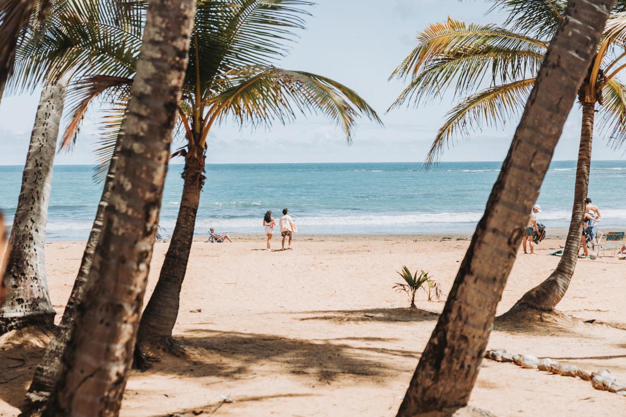 Oceanview Apartment Steps To The Beach Luquillo Kültér fotó